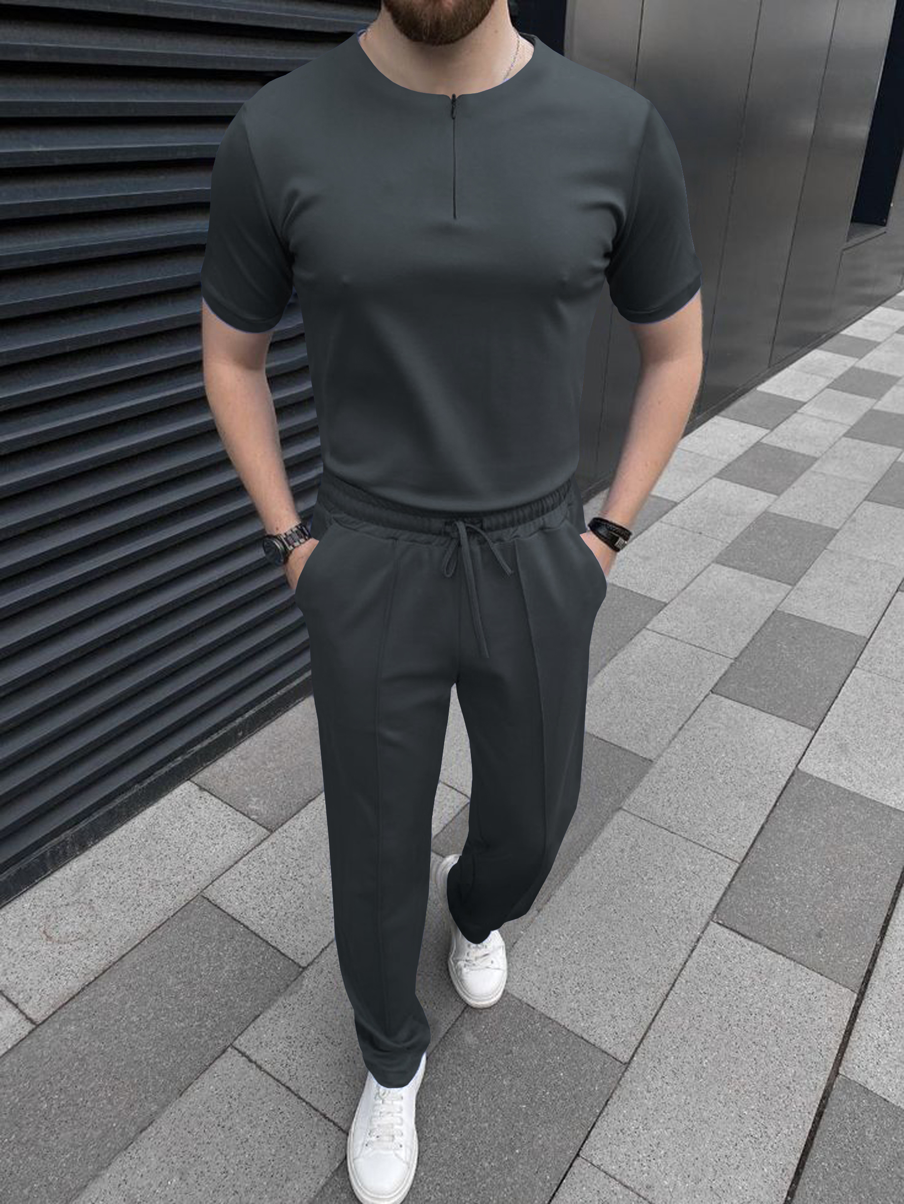 Men's Premium Short Sleeve & Pant Suit's PS2-B